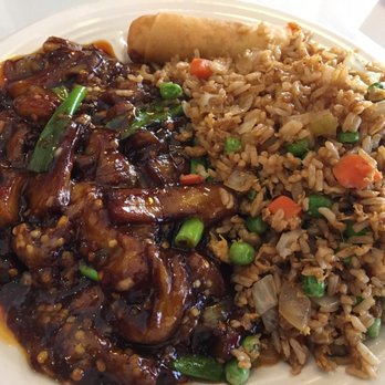 Chopstick House - Lunch special - vegetarian eggplant - very good - Szechuan Near Me - Canton, Michigan