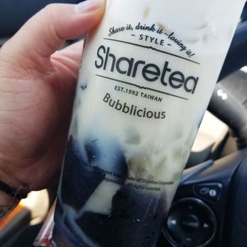 Sharetea - Green tea crema with herb jelly and aloe vera - Bubble Tea Near Me - Carrollton, Texas Sharetea - Green tea crema with herb jelly and aloe vera - Bubble Tea Near Me - Carrollton, Texas