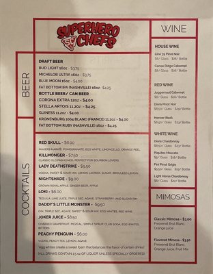 Menu photo 6 Superhero Chefs Tuscumbia, AL