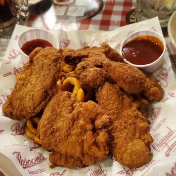 Heroes - Chicken strips and curly fries (appetizer portion) - American Near Me - Riverside, California
