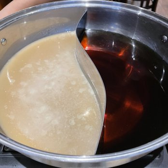 Tabe Mono - Pork bone broth (left) and sukiyaki (right) - Japanese Near Me - Phoenix, Arizona