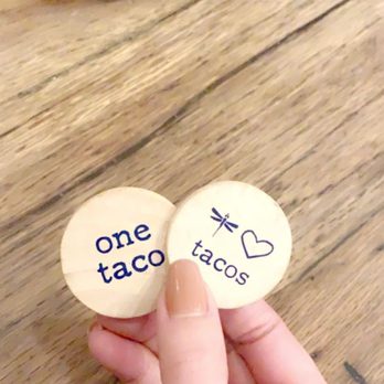 bartaco Seaport - Our server was so sweet, she gave us these two free taco tokens for our next visit! - Tacos Near Me - Boston, Massachusetts bartaco Seaport - Our server was so sweet, she gave us these two free taco tokens for our next visit! - Tacos Near Me - Boston, Massachusetts