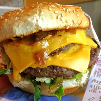 Habit Burger & Grill - That's a big burger to fit in your mouth! - Burgers Near Me - Dublin, California