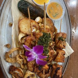 Pupuseria La Unica Y Restaurant Mexican - This plate was amazing. I forgot the name but it's all seafood grilled with the potatoes so it's very low in carbs highly recommend it.