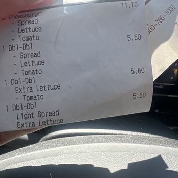 In-N-Out Burger - Extra lettuce is on the order just didn't put it - Burgers Near Me - Surprise, Arizona