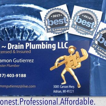 A - Drain Plumbing - Plumbing Near Me - Adrian, Michigan
