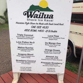 Wailua Shave Ice - Shaved Ice Near Me - Kapaa, Hawaii Wailua Shave Ice - Shaved Ice Near Me - Kapaa, Hawaii