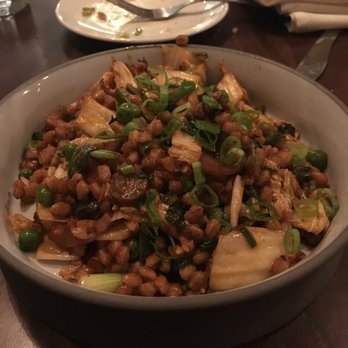 Little Donkey - farro kimchi fried rice...spicy and yummy - Tapas/Small Plates Near Me - Cambridge, Massachusetts Little Donkey - farro kimchi fried rice...spicy and yummy - Tapas/Small Plates Near Me - Cambridge, Massachusetts
