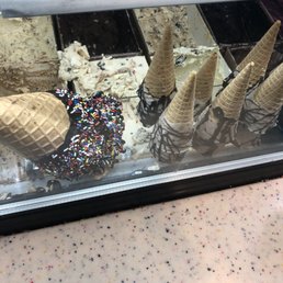 Cones and ice cream
