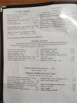 Menu photo 2 Gold Miner Cafe Folsom, CA Menu photo 2 Gold Miner Cafe Folsom, CA
