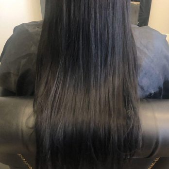 Sassy Do's - The before. Long, black box dyed hair that was damaged and needed revived. - Hair Salons Near Me - Rancho Cucamonga, California Sassy Do's - The before. Long, black box dyed hair that was damaged and needed revived. - Hair Salons Near Me - Rancho Cucamonga, California