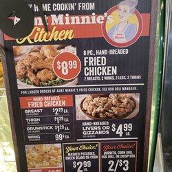 Hudson's Supermarket - Aunt Minnie's Chicken.... Perfect for Saturday Game Day!