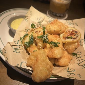 Gus' Sip & Dip - Artichoke Fritters - Pubs Near Me - Chicago, Illinois Gus' Sip & Dip - Artichoke Fritters - Pubs Near Me - Chicago, Illinois
