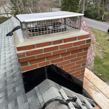 Top Notch Chimney - New chimney side view - Chimney Sweeps Near Me - Bridgeport, Connecticut
