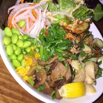 Momona - Rice Bowl Special - Chili Butter Shrimp with the regularly included add on, plus a few of my own - Ramen Near Me - Chico, California