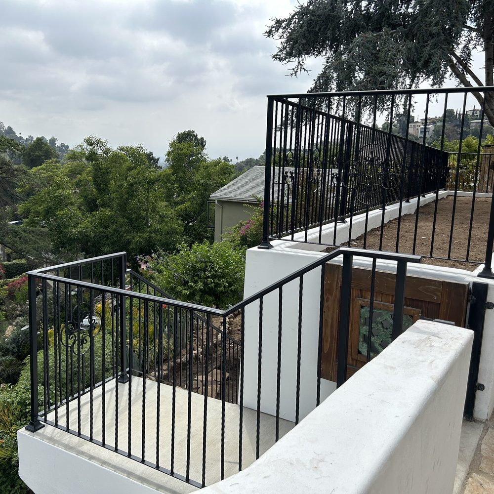 Exotic Iron Works - Top of stairs. - Fences & Gates Near Me - Los Angeles, California