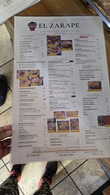 Menu photo 2 El Zarape Denver, CO