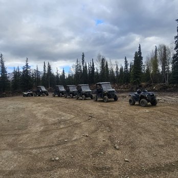 Black Diamond Resort - Our caravan of side-by-sides. - Resorts Near Me - Healy, Alaska