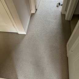 After brian stretched my carpet.