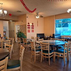 Inside restaurant