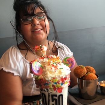 Slater's 50/50 - Birthday cake shake & mac n cheese balls!! - Burgers Near Me - Denver, Colorado Slater's 50/50 - Birthday cake shake & mac n cheese balls!! - Burgers Near Me - Denver, Colorado