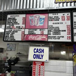 Chevron - Menu as of May 2023