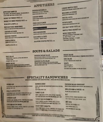 Menu photo 2 River City Saloon Newaygo, MI