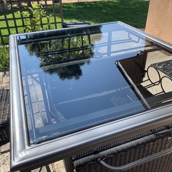 Ideal Mirror & Glass - Smoked gray glass table top! - Glass & Mirrors Near Me - Albuquerque, New Mexico