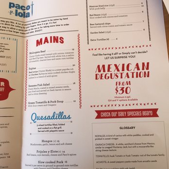 Paco Y Lola - Menu - Restaurants Near Me - South Melbourne, VIC Paco Y Lola - Menu - Restaurants Near Me - South Melbourne, VIC