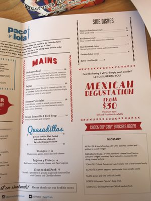 Menu photo 2 Paco Y Lola South Melbourne, VIC Menu photo 2 Paco Y Lola South Melbourne, VIC
