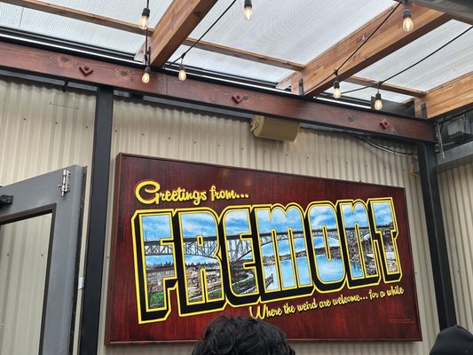 Photo of Red Star Taco Bar - Seattle, WA, US. a sign for a restaurant