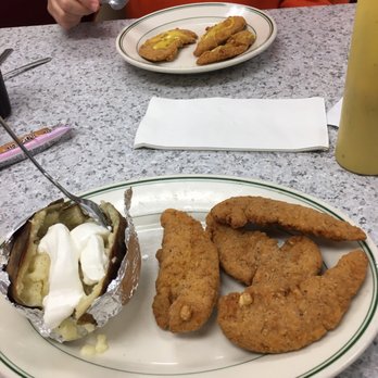 Blue's Cafe - We opted for the chicken filets. - Cafes Near Me - Kankakee, Illinois
