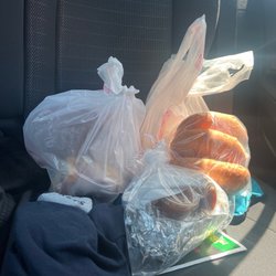 Diana’s Bakery - My little haul. Torta, pan dulce, and Tamales de Elote
