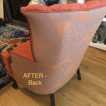 Ancor Professional Upholstery - Reupholstered chair back. - Furniture Reupholstery Near Me - Chicago, Illinois Ancor Professional Upholstery - Reupholstered chair back. - Furniture Reupholstery Near Me - Chicago, Illinois