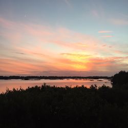 Cedar Key Sunset Isle - Beautiful Sunset from the back window of my RV
