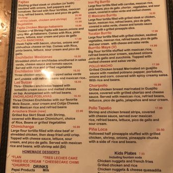 Casa Catrina - Menu - Mexican Near Me - Macungie, Pennsylvania