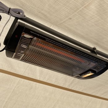 Shanghai Restaurant - Heater inside the tent - Dim Sum Near Me - Fort Lee, New Jersey