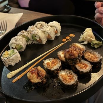 Kin by Rice n Roll - Philly Roll, Tiger Eye, Mango Avo Q - Sushi Bars Near Me - Wauwatosa, Wisconsin Kin by Rice n Roll - Philly Roll, Tiger Eye, Mango Avo Q - Sushi Bars Near Me - Wauwatosa, Wisconsin