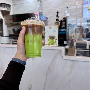 Haraz Coffee House - pistachio latte with coconut milk - Coffee & Tea Near Me - San Francisco, California Haraz Coffee House - pistachio latte with coconut milk - Coffee & Tea Near Me - San Francisco, California