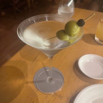 Nobu - Grey goose martini  with three olives (ate one) - Hotels Near Me - Cabo San Lucas, BCS