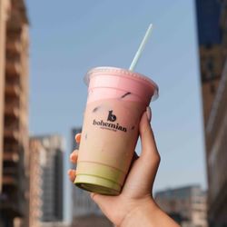 Bohemian House - Our signature matcha-strawberry fusion -- where flavor meets color.