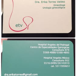 Dra. Paola Iturralde Rosas Priego Ginecología - Datos de la Dra. Erika Torres Ginecóloga y Uróloga Ginecológica.