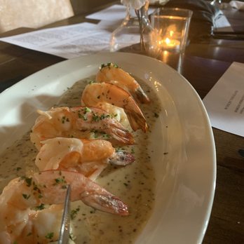 Spaghettini - Shrimp and mustard cream sauce - Italian Near Me - Seal Beach, California Spaghettini - Shrimp and mustard cream sauce - Italian Near Me - Seal Beach, California