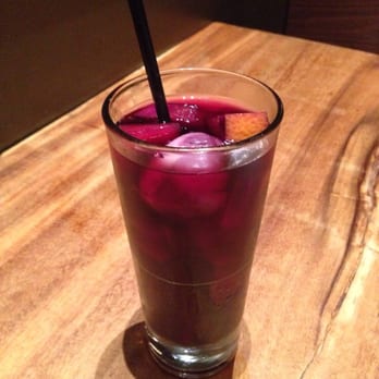 Burma Superstar - Red wine sangria with lychee. - Burmese Near Me - Alameda, California