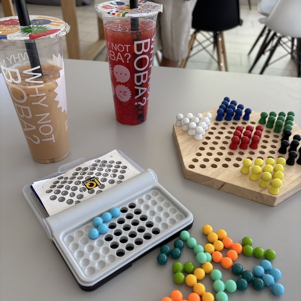Why Not Boba - Milk tea, F1. Strawberry Green Tea(草莓綠茶)and 2 games - Bubble Tea Near Me - Davis, California Why Not Boba - Milk tea, F1. Strawberry Green Tea(草莓綠茶)and 2 games - Bubble Tea Near Me - Davis, California