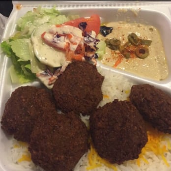 Friends Kabob - Ordered the "falafel sandwich" as a platter. Wayyy cheap and comes with bread also $8.95. - Middle Eastern Near Me - Vienna, Virginia