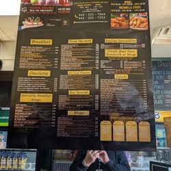 Corner Cafe - The Menu