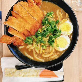CoCo Ichibanya - Curry udon with chicken cutlet - Japanese Curry Near Me - Frisco, Texas CoCo Ichibanya - Curry udon with chicken cutlet - Japanese Curry Near Me - Frisco, Texas