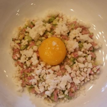 The Treehouse - Steak tartar... definitely get it :) - New American Near Me - Nashville, Tennessee The Treehouse - Steak tartar... definitely get it :) - New American Near Me - Nashville, Tennessee