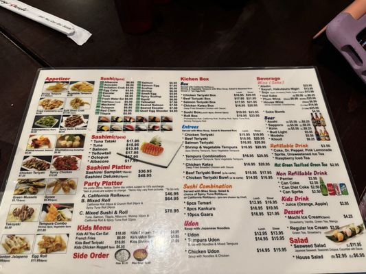 Menu photo 7 Miyagi Ayce Sushi San Bernardino, CA